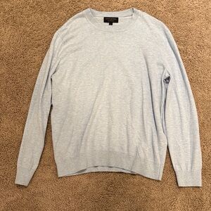 Banana Republic Men's Sky Blue Crewneck Sweater